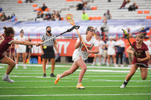 Emma Tyrrell notched two goals in Syracuse's 9-4 win over Virginia Tech.